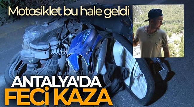 Antalya'da otomobil ile motosikletin çarpıştığı kazada 1 kişi öldü, 2 kişi yaralandı