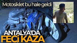 Antalya'da otomobil ile motosikletin çarpıştığı kazada 1 kişi öldü, 2 kişi yaralandı