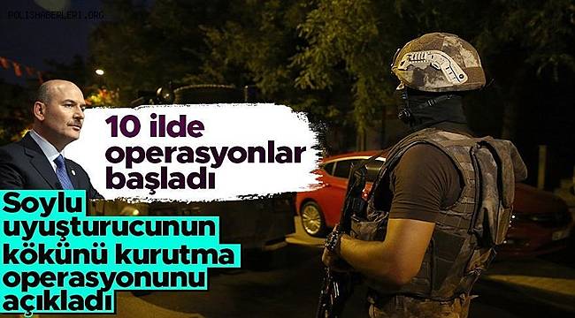 Bakan Soylu açıkladı, Diyarbakır merkezli 10 ilde 