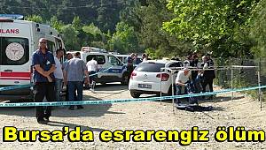 Bursa’da esrarengiz ölüm...Yanında tabanca bulundu 