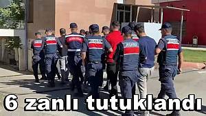 Gaziantep'te suç örgütü operasyonunda gözaltına alınan 6 zanlı tutuklandı