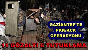Gaziantep'te Terör Operasyonuna 6 Tutuklama