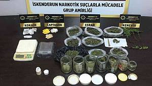 İskenderun'da uyuşturucu operasyonunda 4 kişi gözaltına alındı