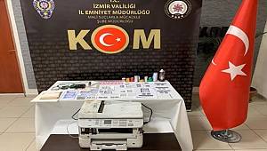 İzmir polisinden sahteciliğe geçit yok