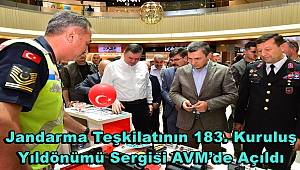 Jandarma Teşkilatının 183. Kuruluş Yıldönümü Sergisi AVM’de Açıldı 