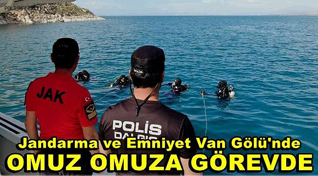 Jandarma ve emniyet Van Gölü'nde omuz omuza görevde 