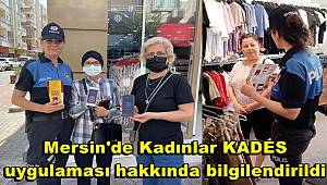 Kadınlar KADES uygulaması hakkında bilgilendirildi