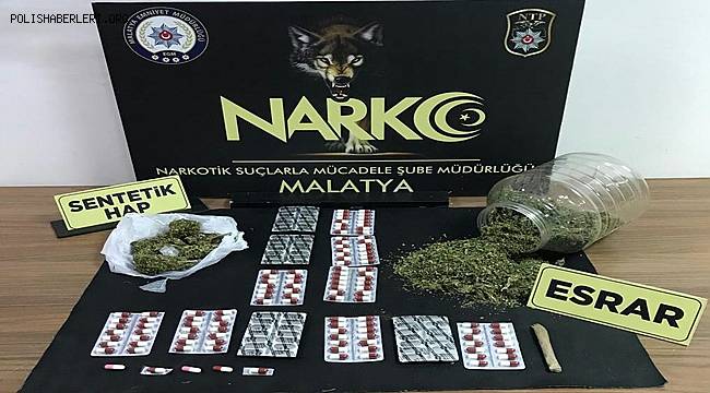 Malatya'da uyuşturucu operasyonlarında 4 zanlı tutuklandı 