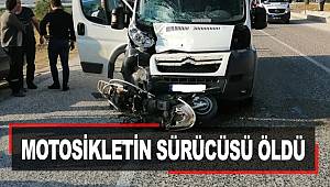 Mardin'de minibüsle çarpışan motosikletin sürücüsü öldü