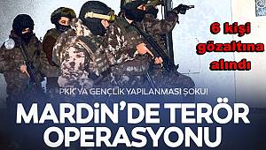 Mardin'de PKK'nın 'gençlik yapılanması'na operasyon, 6 gözaltı 