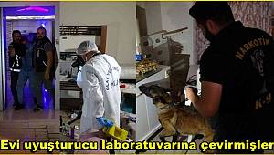 Mersin'de bir evde 3 kilo 390 gram metamfetamin ele geçirildi 