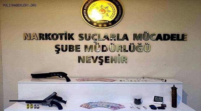 Nevşehir'de uyuşturucu operasyonunda 25 zanlı yakalandı 