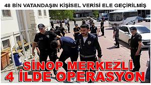 Sinop merkezli dolandırıcılık operasyonuna 11 gözaltı 