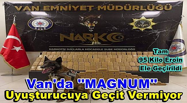 Van'da 95 kilogram eroin ele geçirildi