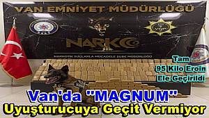 Van'da 95 kilogram eroin ele geçirildi