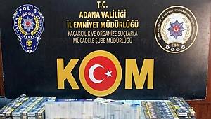 Adana'da 3 milyon 230 bin kaçak makaron ele geçirildi 