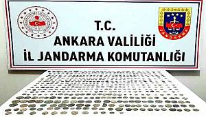 Ankara İl Jandarma Komutanlığı, tarihi eser kaçakçılarına göz açtırmadı