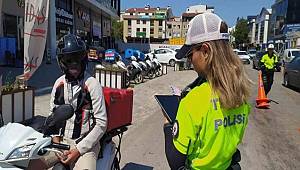 Bursa’da motosiklet sürücülerine sıkı denetim