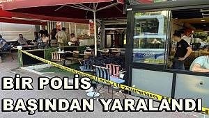 Fatih’te polise mukavemet, 1 polis başından yaralandı