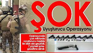 Gaziantep'te 18 ikamete yönelik şok uyuşturucu operasyonu 