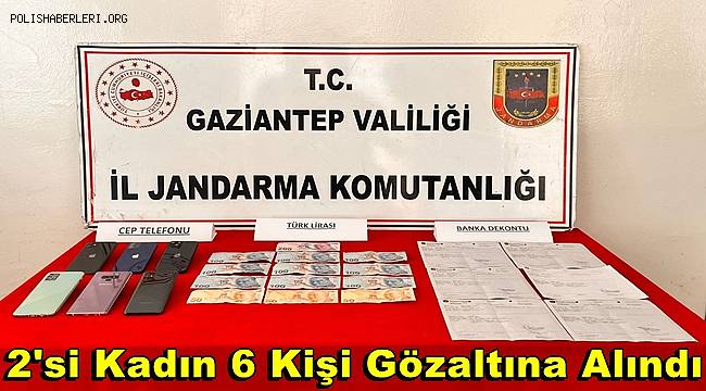Gaziantep'te şantaj çetesine operasyonda 4 tutuklama 