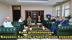 Kent protokolünden Başsavcı Karataş'a hayırlı olsun ziyareti 