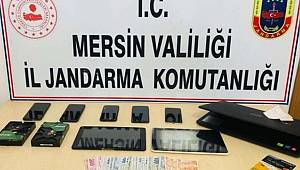 Mersin'deki dolandırıcılık operasyonunda 5 zanlı tutuklandı 