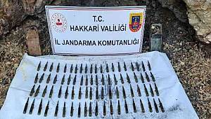 Şemdinli'de uçaksavar mühimmatı ele geçirildi