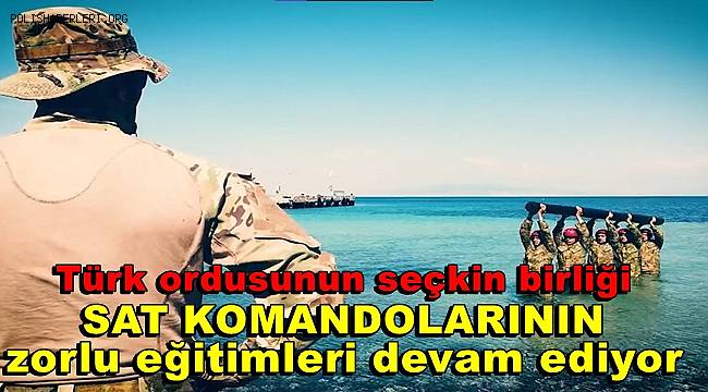 Türk ordusunun seçkin birliği SAT komandolarının zorlu eğitimleri devam ediyor 