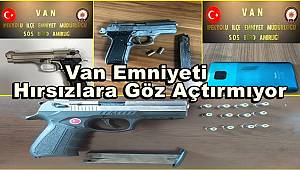 Van Emniyeti Hırsızlara Göz Açtırmıyor