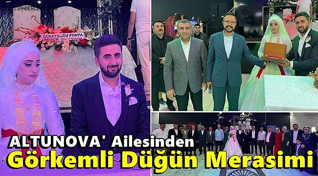 Altunova Ailesinden Görkemli Nikah Merasimi