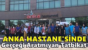 ANKA Hastanesi'nde gerçeği aratmayan yangın tatbikatı 