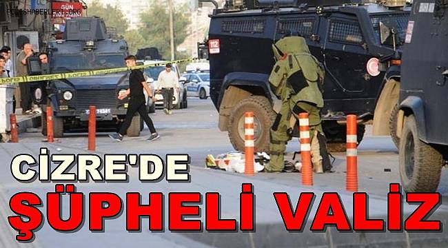 Cizre'de Şüpheli Valiz Patlatıldı, Meraklı Kalabalık Dikkatlerden Kaçmadı