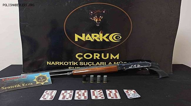 Çorum polisinden uyuşturucu madde operasyonu 