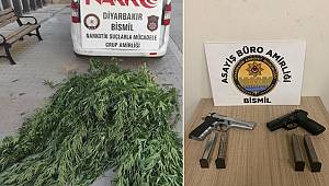 Diyarbakır'da ‘huzur uygulaması', Silah ve uyuşturucu ele geçirildi