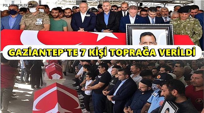 Gaziantep'teki trafik kazasında hayatını kaybedenler son yolculuklarına uğurlandı 