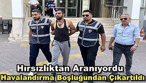 Hırsızlık Suçundan Aranan Şahıs Havalandırma Boşluğundan Çıkartıldı