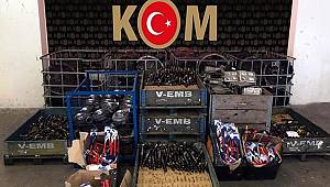 Kapıkule'de kaçak oto yedek parçaları ele geçirildi 