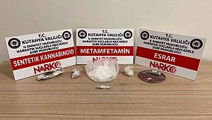 Kütahya’da ’uyuşturucu madde ticareti yaptığı’ iddia edilen bir kişi yakalandı 