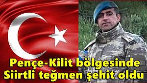 Pençe-Kilit Bölgesinde Siirtli Teğmen Şehit Oldu