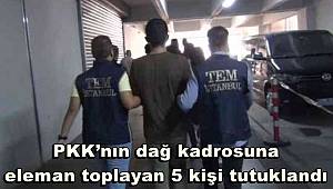 PKK’nın dağ kadrosuna eleman toplayan 5 kişi tutuklandı 
