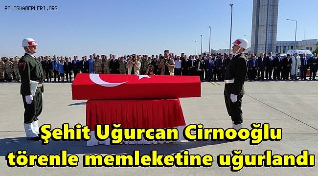 Şehit asker, törenle memleketine uğurlandı 