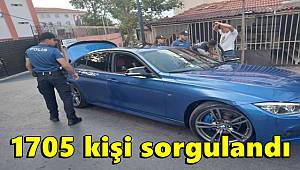 Şişli’de emniyetten dar alan uygulamasında 1705 kişi sorgulandı