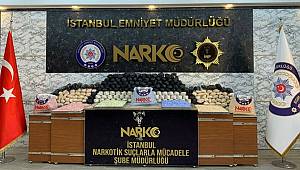 Ümraniye'de uyuşturucu operasyonu, 72 kilogram esrar 710 bin uyuşturucu hap ele geçirildi