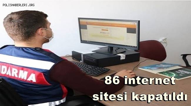 Yasa dışı yayın yapan 86 internet sitesi kapatıldı 