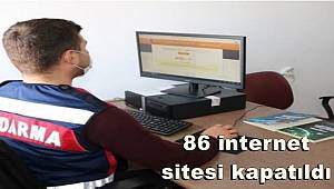 Yasa dışı yayın yapan 86 internet sitesi kapatıldı 