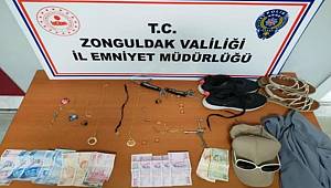 Zonguldak’ta üç evi soyan hırsızlık şüphelileri yakalandı