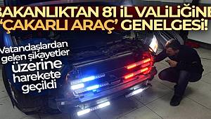 Bakanlıktan 81 İl Valiliğine 'Geçiş Üstünlüğüne Sahip Araçlar' ilgili yeni bir genelge 
