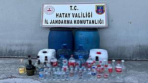 Hatay’da 380 litre sahte içki ele geçirildi 