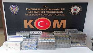 Hatay’da makaron ve sigara kaçakçılığı operasyonu 